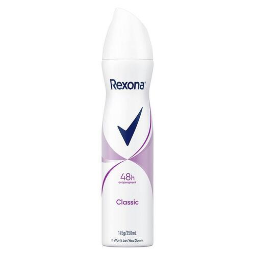 Rexona for Women Antiperspirant Deodorant Classic 250ml