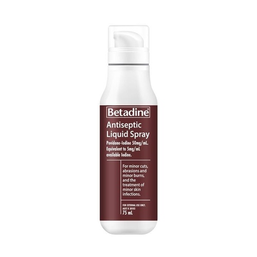 Betadine Antiseptic Liquid Spray 75mL