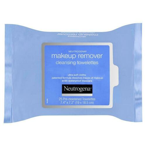 Neutrogena Makeup Remover Cleansing Towelettes Refill 25 Pack Ultra Soft