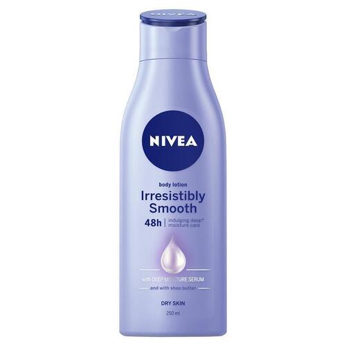 NIVEA Irresistibly Smooth Body Lotion Moisturiser 48H 250ml