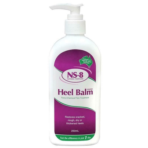 Plunkett NS-8 Heel Balm Complex 250mL Intensive Cream Formulation Cracked Heels