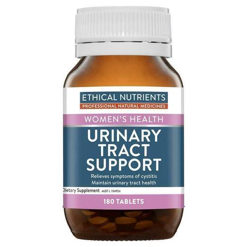 Ethical Nutrients Urinary Tract Support 180 Tablets Relieve Cystitis Symptoms