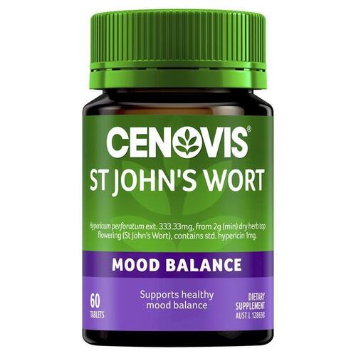 Cenovis St John's Wort for Healthy Mood Balance 60 Tablets