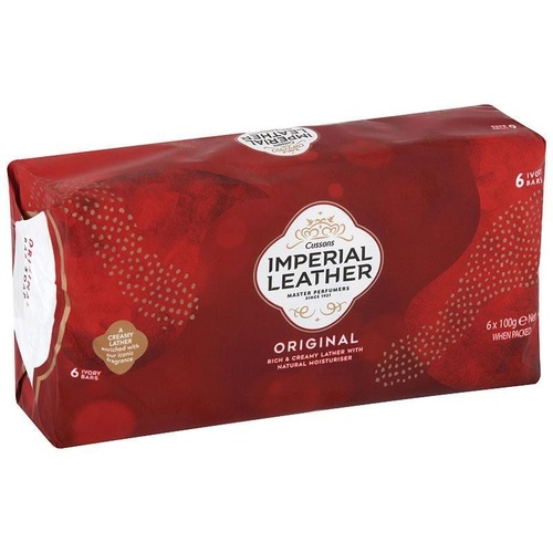 Cussons Imperial Leather Bar Soap 6 Pack 100g