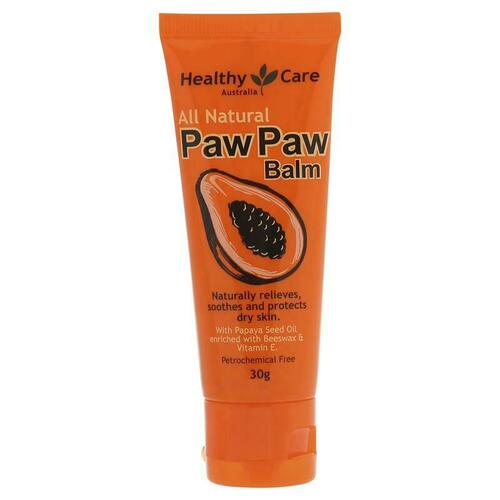 Healthy Care Paw Paw Balm 30g Relieve Soothes Protects Dry Skin Dry Lips