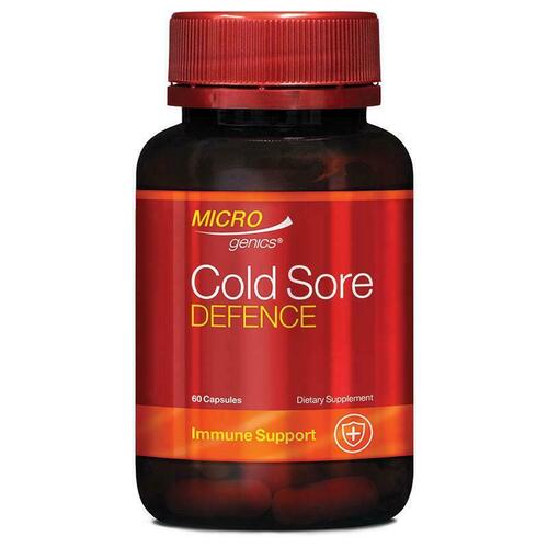 Microgenics Cold Sore Defence 60 Capsules Reduce Cold Sore Outbreaks Frequency