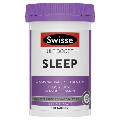 Swisse Ultiboost Sleep 100 Tablets Relieve Nervous Tension Assist Sleep