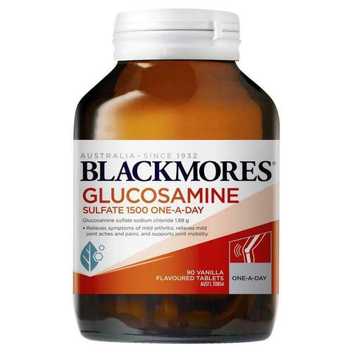Blackmores Glucosamine Sulfate 1500mg One-A-Day 90 Tabs Relieve Mild Arthritis