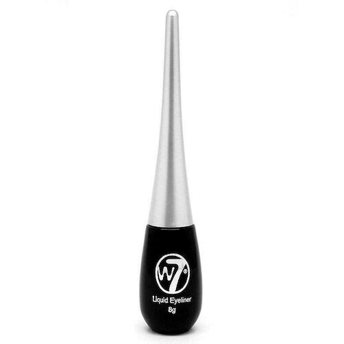 W7 Liquid Eyeliner Pot Black Liquid Eyeliner With Brush Precise Application