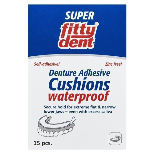Fittydent Denture Adhesive Cushions 15 Strips