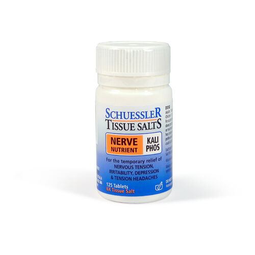 Schuessler Tissue Salts Kali Phos Nerve Nutrient 125 's Relief Tension Headaches