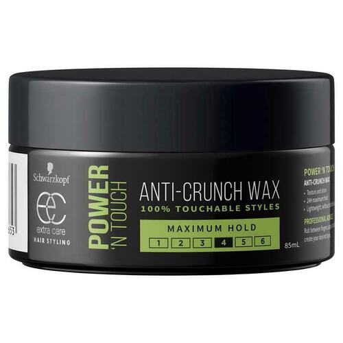 Schwarzkopf Extra Care Styling Power N Touch Wax 85ml Maximum Hold