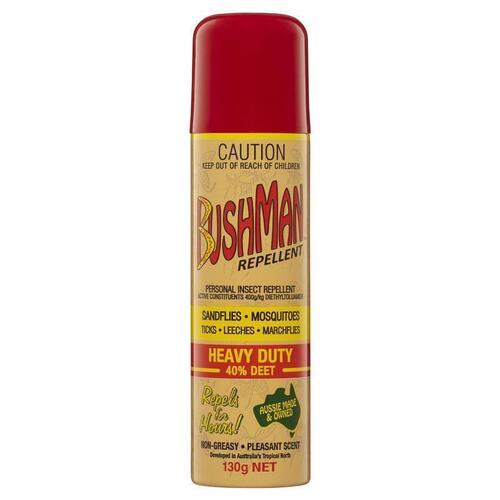 Bushman Heavy Duty Insect Repellent Aerosol 130g