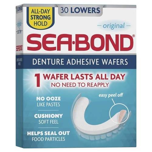 Sea Bond Denture Adhesive Lowers 30
