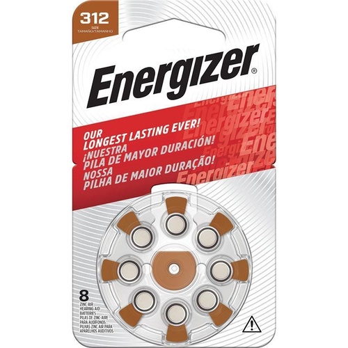Energizer Hearing Aid AZ12 8 Pack