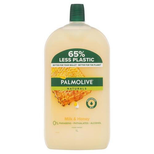 Palmolive Naturals Nourishing Liquid Hand Wash Milk & Honey Refill & Save 1L