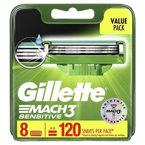 Gillette Mach 3 Turbo Sensitive 8 Pack