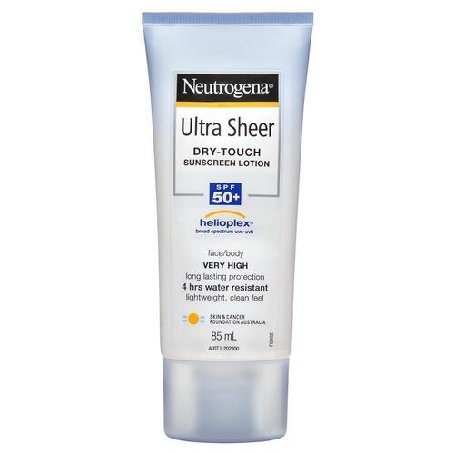 Neutrogena Ultra Sheer Body Lotion SPF50+ 85mL