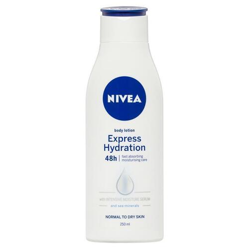 NIVEA Express Hydration Body Lotion Moisturiser 48H 250ml