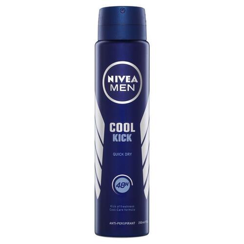NIVEA MEN Cool Kick 48H Aerosol Deodorant 250ml