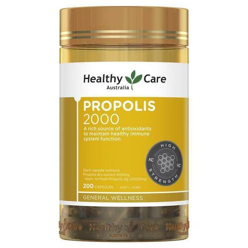 Healthy Care Propolis 2000mg 200 Capsules Maintain Healthy Immune System
