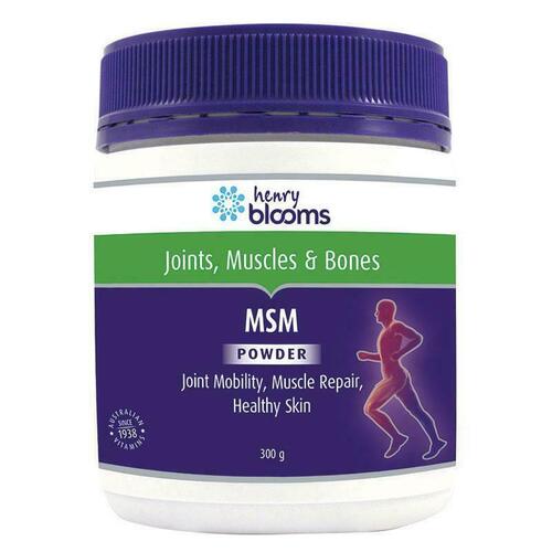 Henry Blooms MSM Powder 300g Support Healthy Joint Reduce Joint Inflammation