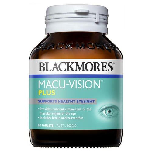 Blackmores Macu Vision Plus 60 Tablets Maintain Macular Eye Health