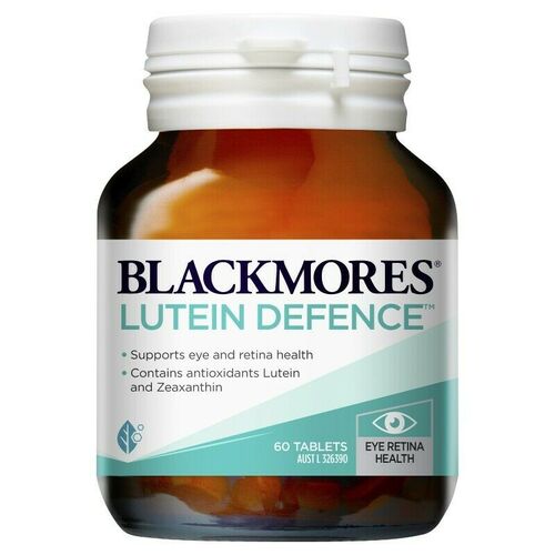Blackmores Lutein Defence 60 Tablets Support Eye Macula Retina Health