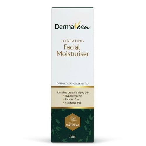 DermaVeen Hydrating Facial Moisturiser 75ml Restore Dry and Sensitive Skin
