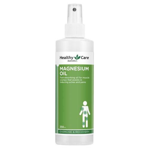 Healthy Care Magnesium Oil 250ml Reduce Aches Pains  Skin Rejuvenation