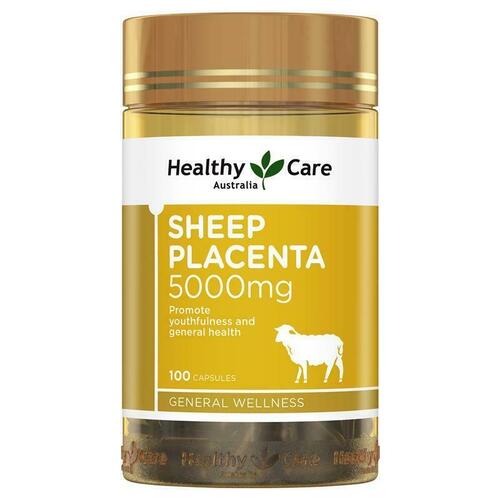 Healthy Care Sheep Placenta 5000mg 100 Improve Physical Vitality General Health