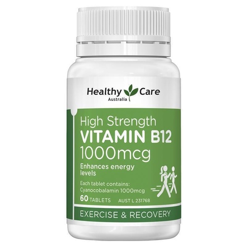 Healthy Care B12 1000mcg 60 Tablets