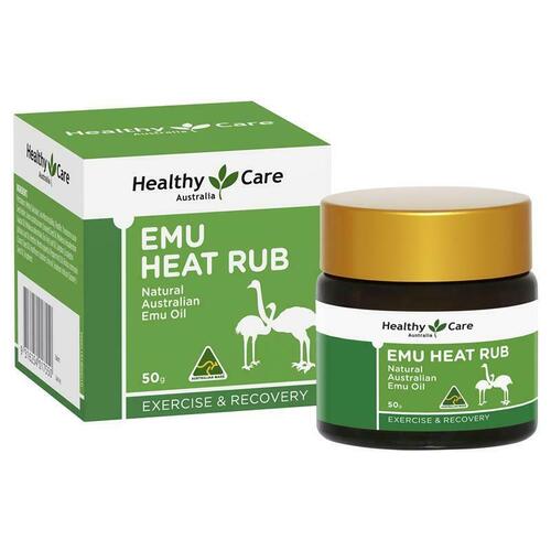 Healthy Care Emu Arthritis & Muscle Heat Rub 50g Skin Moisturiser