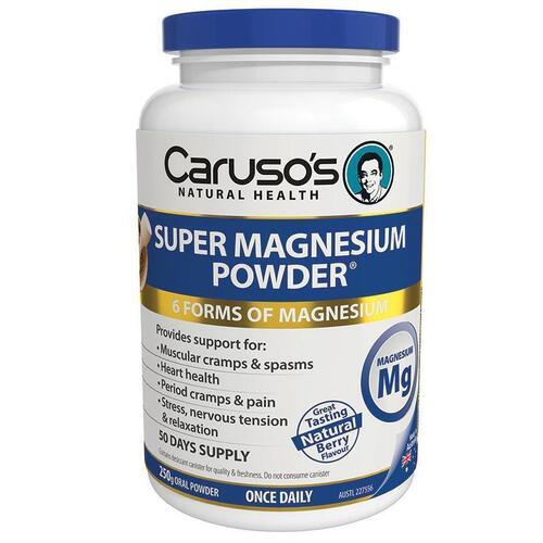 Carusos Super Magnesium Powder Berry 250g