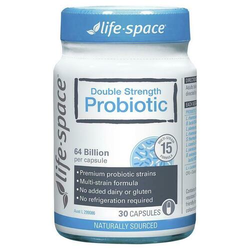 Life Space Double Strength Probiotic 30 Capsules Support Healthy Digestive
