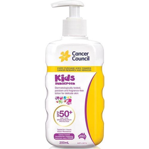 Cancer Council SPF 50+ Kids 200ml Finger Pump
