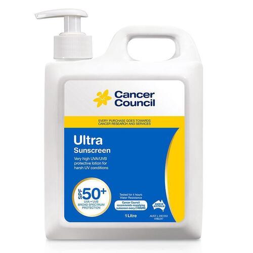 Cancer Council SPF 50+ Ultra 1 Litre