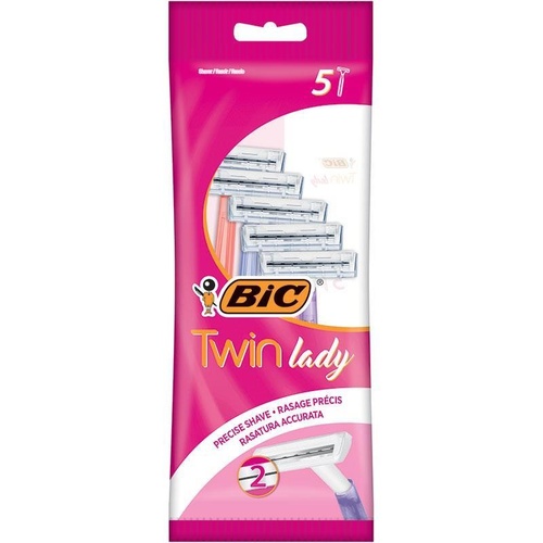 Bic Twin Blade Lady Disposable Razor 5 Pack
