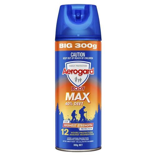 Aerogard Heavy Duty 40% Deet 300g Aerosol