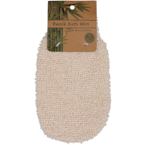 Natural Beauty Ramie Bath Mitt