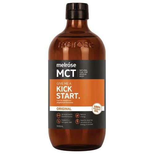 Melrose MCT Oil Original Kick Start 500ml Support General Health Performance