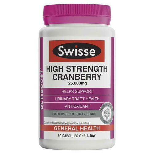 Swisse Ultiboost High Strength Cranberry 90 Capsules