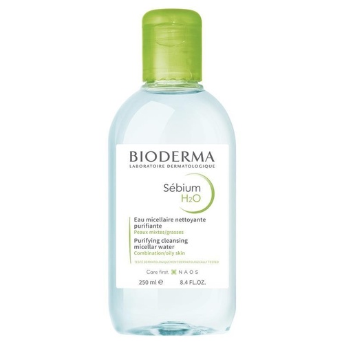 Bioderma Sebium H2O Micellar Water Cleanser For Oily Skin 250ml