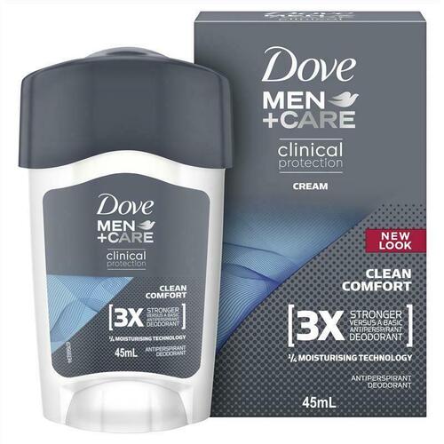 Dove Men+Care Clinical Protection Antiperspirant Deodorant Clean Comfort 45ml