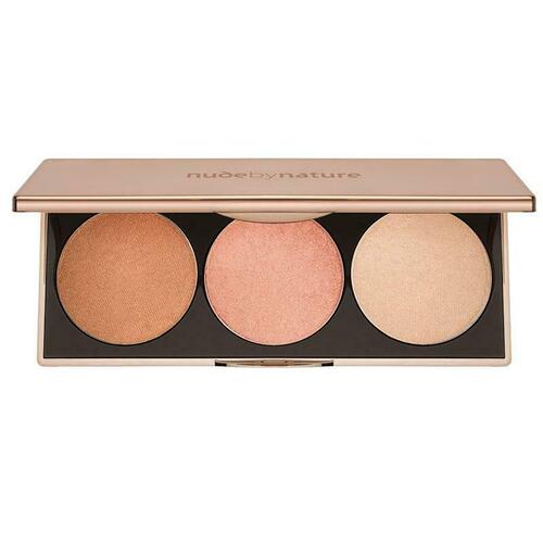 Nude by Nature Highlight Palette Fragrance Free Perfect Finishing Touch
