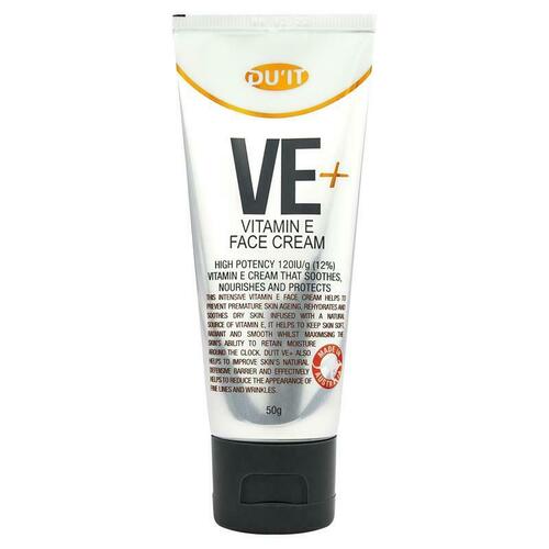 DUIT VE+ High Concentration Vitamin E Face Cream 50g High Potency