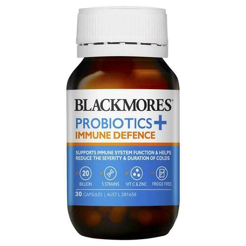 Blackmores Probiotics+????Immune Defence????30 Capsules Support Healthy Immune Syste
