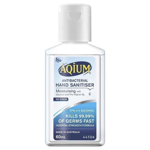 Aqium Antibacterial Hand Sanitiser 60Ml