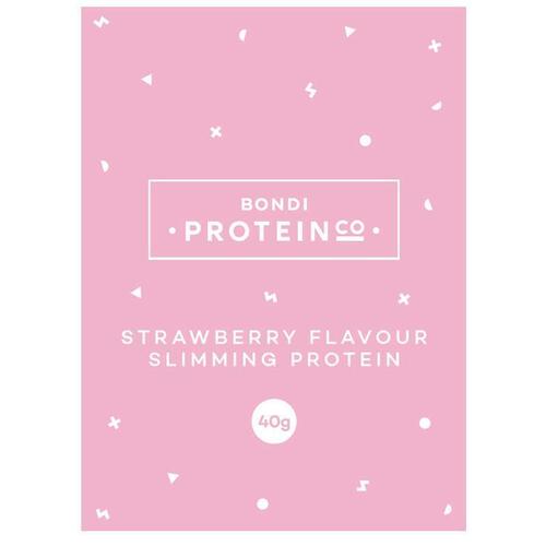 Bondi Protein Co Slim It Blend Strawberry Single Serve Sachet 40g