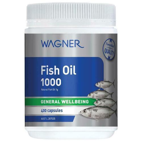 Wagner Fish Oil 1000 400 Capsules Support Healthy Cardiovascular Function